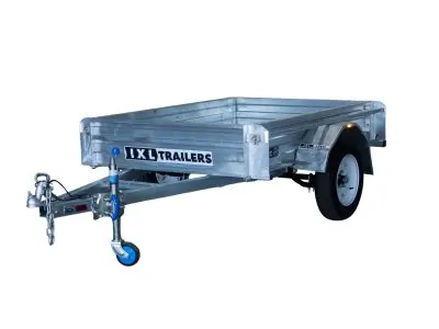 6×4 Premium Single Axle Galvanised Box Trailer